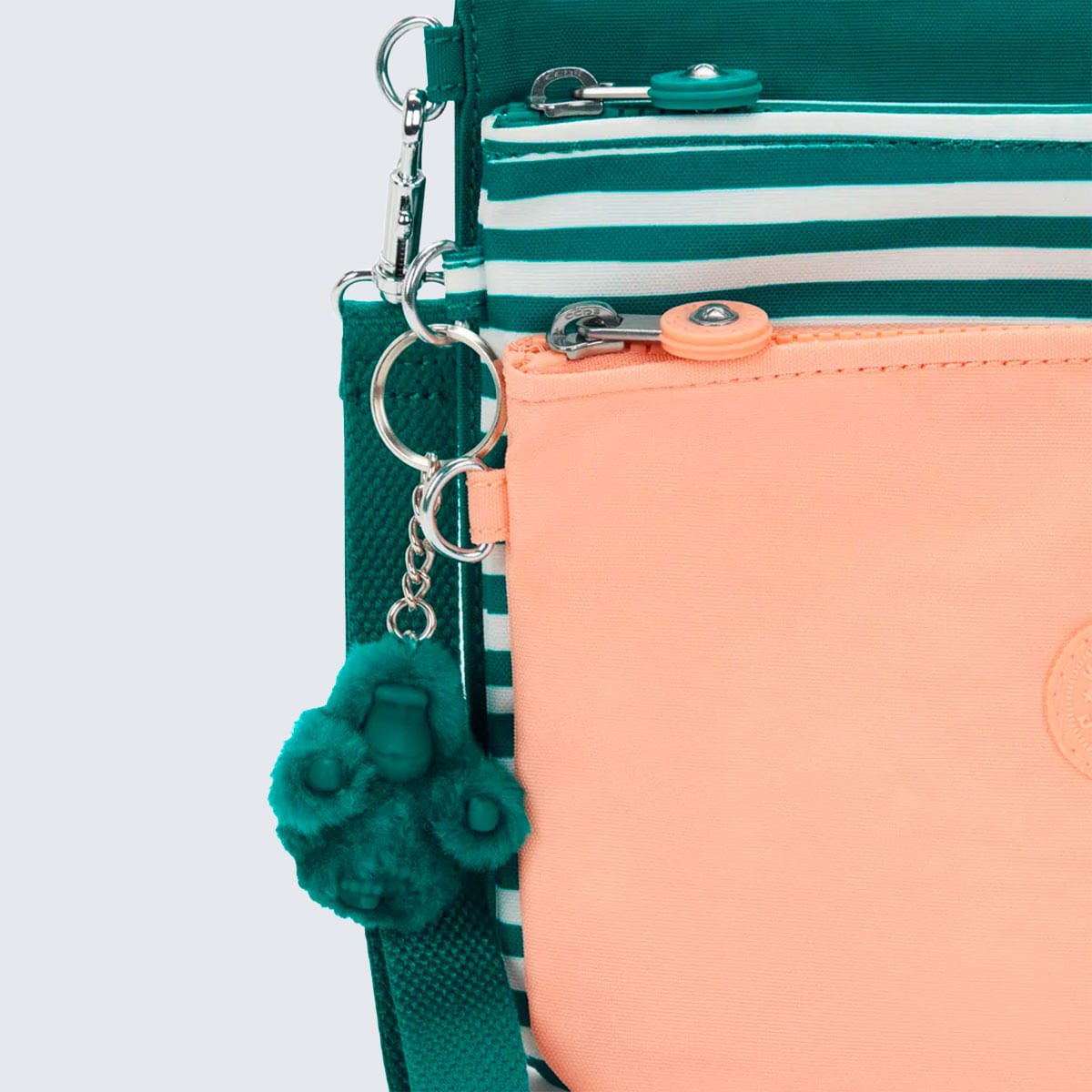 Necessaires Kipling Iaka L Wristlet Estampado I42199NY Verde 4