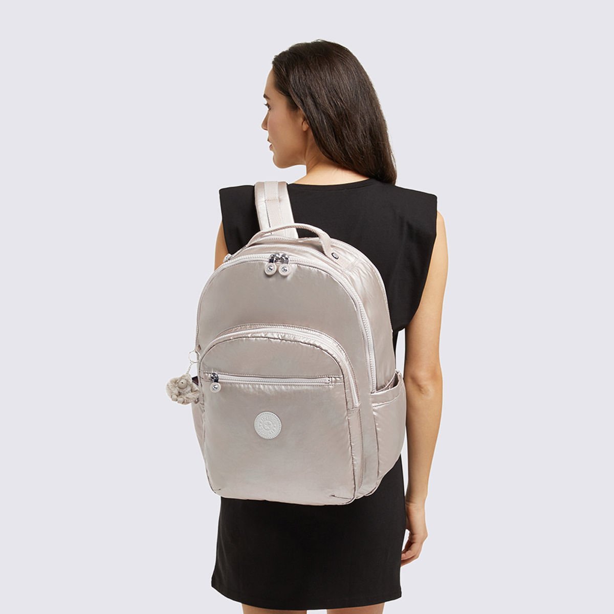 Mochila Kipling Seoul XL Dourado I532348I Dourado 6