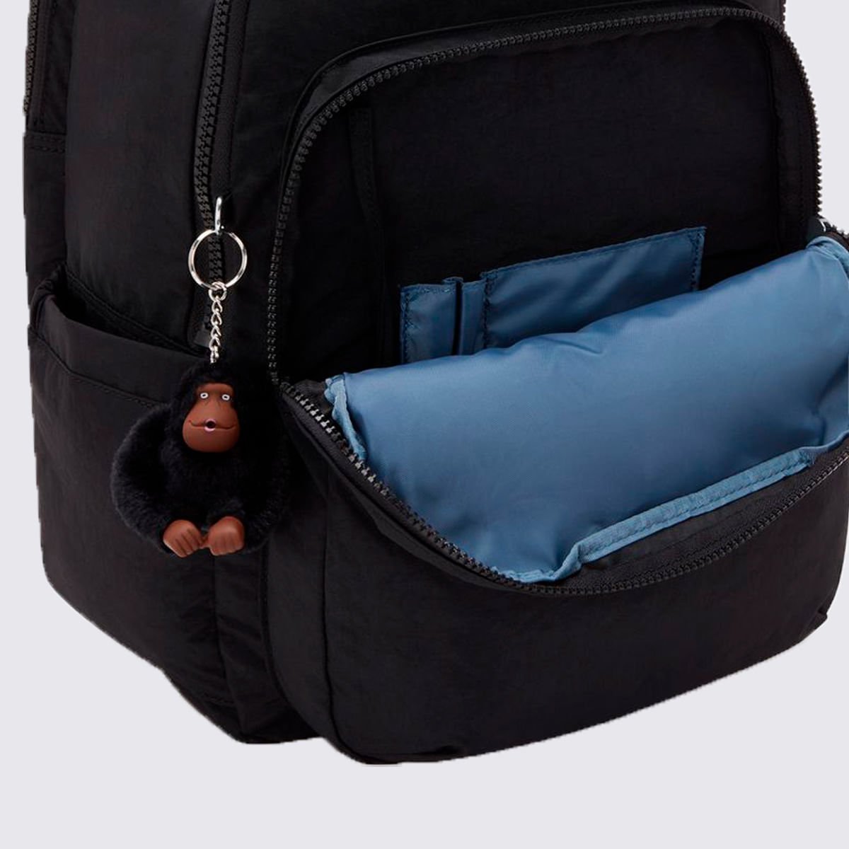 Mochila Kipling Seoul College Preto I7974J99 Preto 8