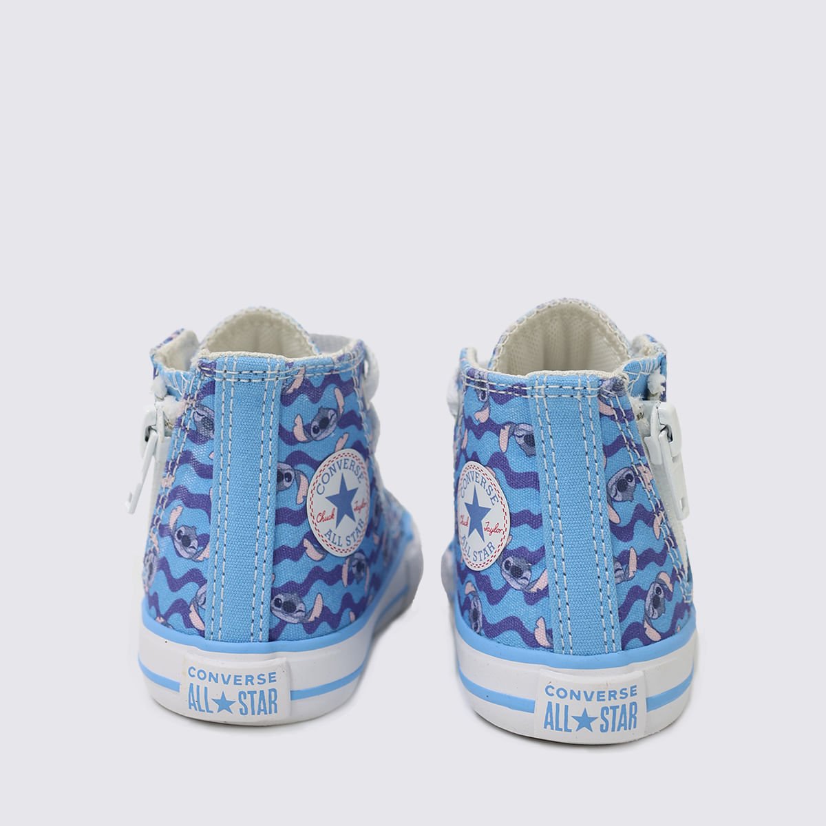 Tênis Converse All Star Chuck Taylor Infantil Side Zip Stitch Azul CK13000001 Azul 5