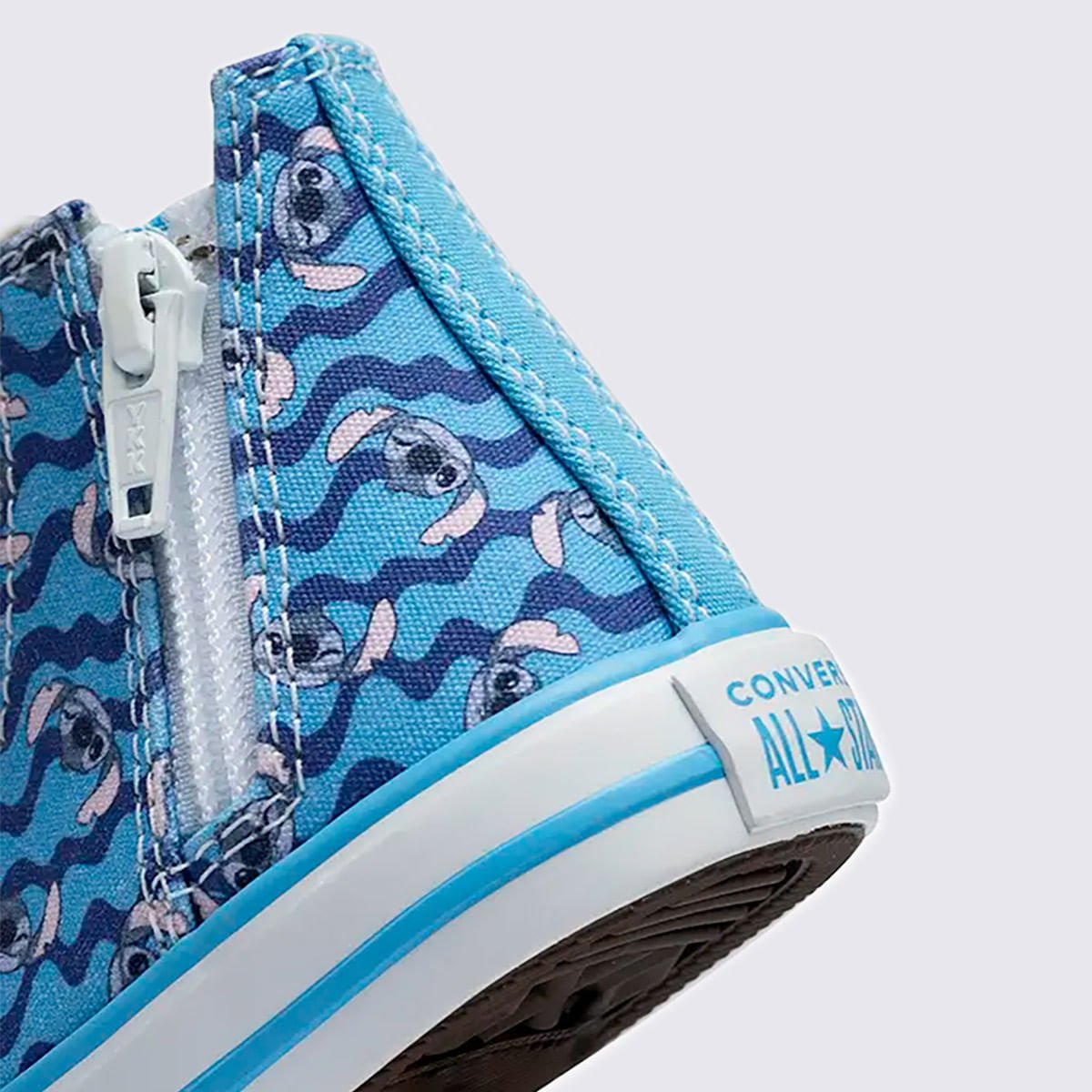 Tênis Converse All Star Chuck Taylor Infantil Side Zip Stitch Azul CK13000001 Azul 6