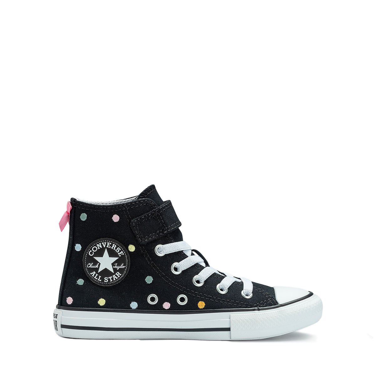 Tênis Converse All Star Chuck Taylor 1V Infantil Preto Branco CK12410001
