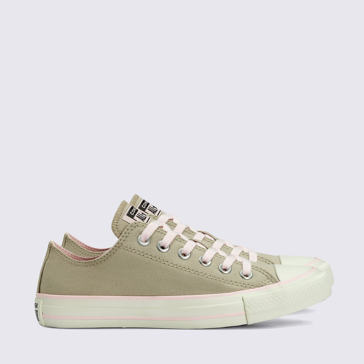 Tênis Converse All Star Chuck Taylor Marfim Rosa Amendoa CT30140006 Bege/Rosa 2