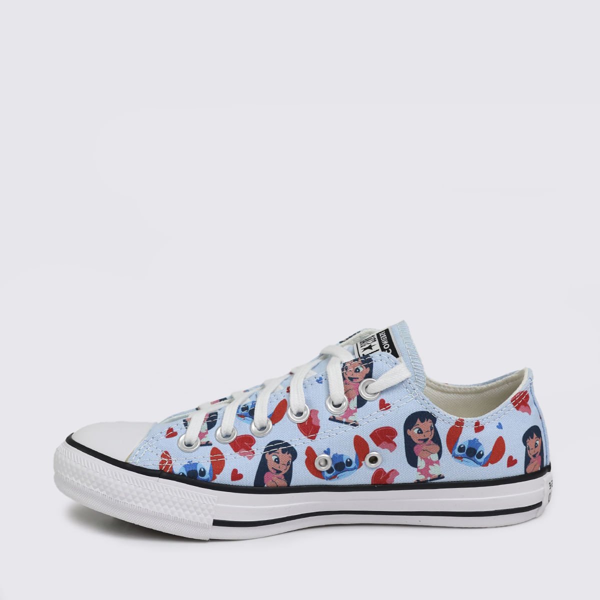 Tênis Converse All Star Chuck Taylor Infantil Stitch Azul Superlua Branco CK13800001 Azul 2
