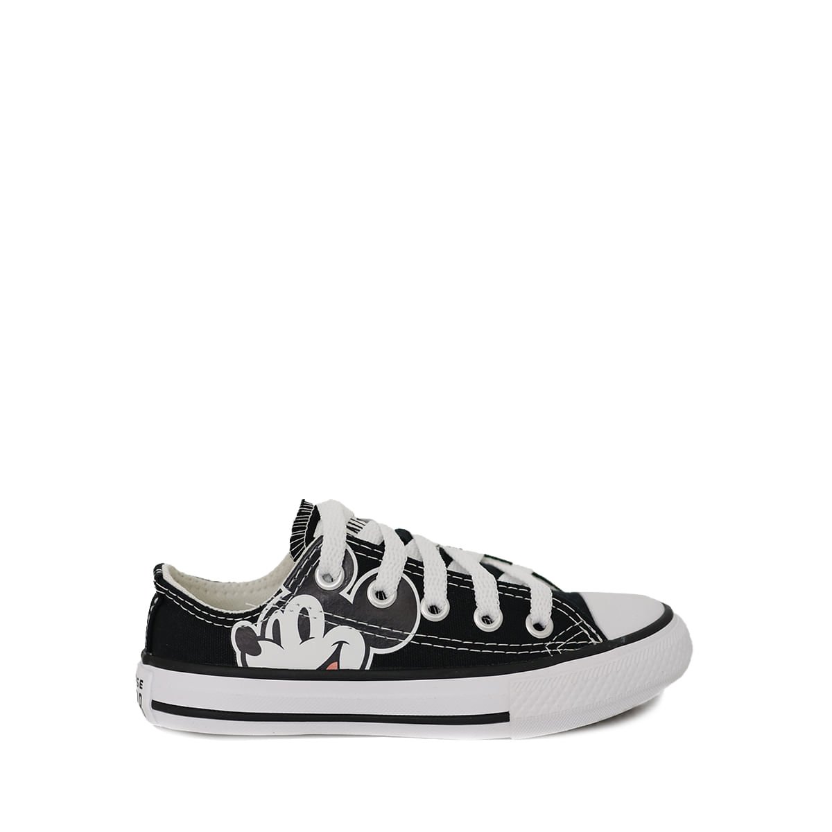 Tênis Converse All Star Chuck Taylor Infantil Mickey Preto Branco CK13280001