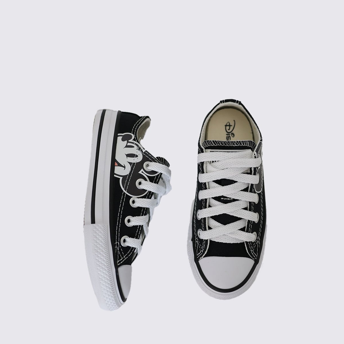 Tênis Converse All Star Chuck Taylor Infantil Mickey Preto Branco CK13280001 Preto 4