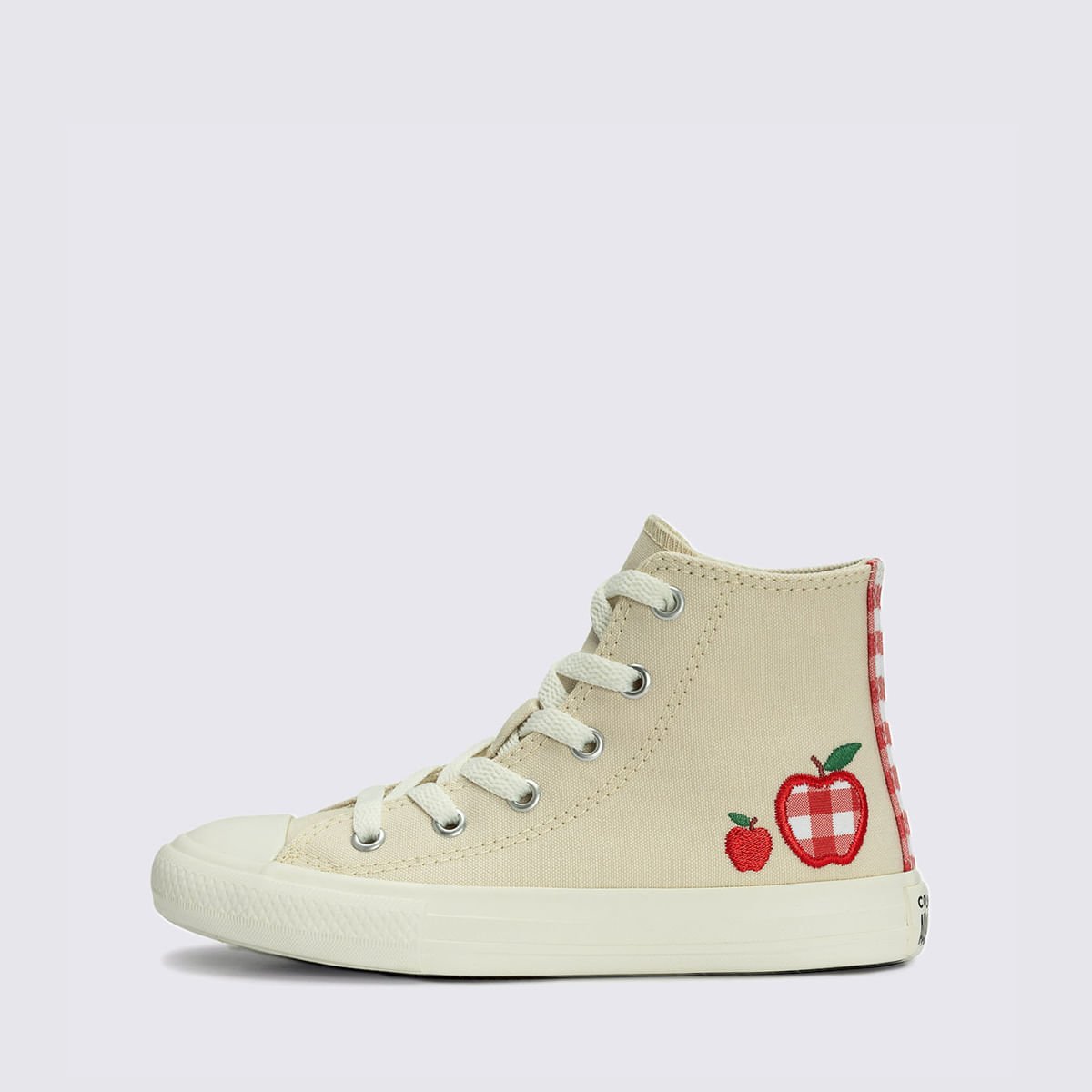 Tênis Converse All Star Chuck Taylor Infantil Nude Bege Claro Vermelho Amendoa CK13510001 Bege 2