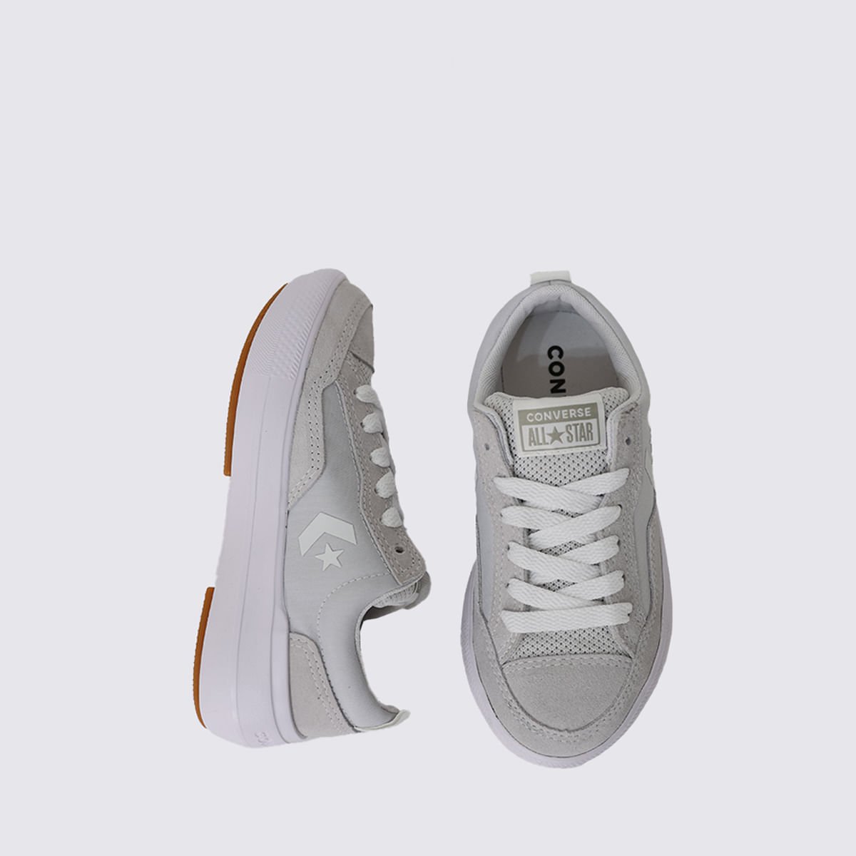 Tênis Converse Logan Lite Branco CT29100002 Cinza 4
