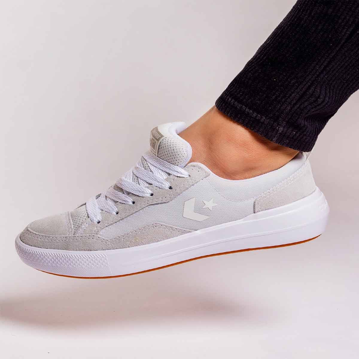 Tênis Converse Logan Lite Branco CT29100002 Cinza 6