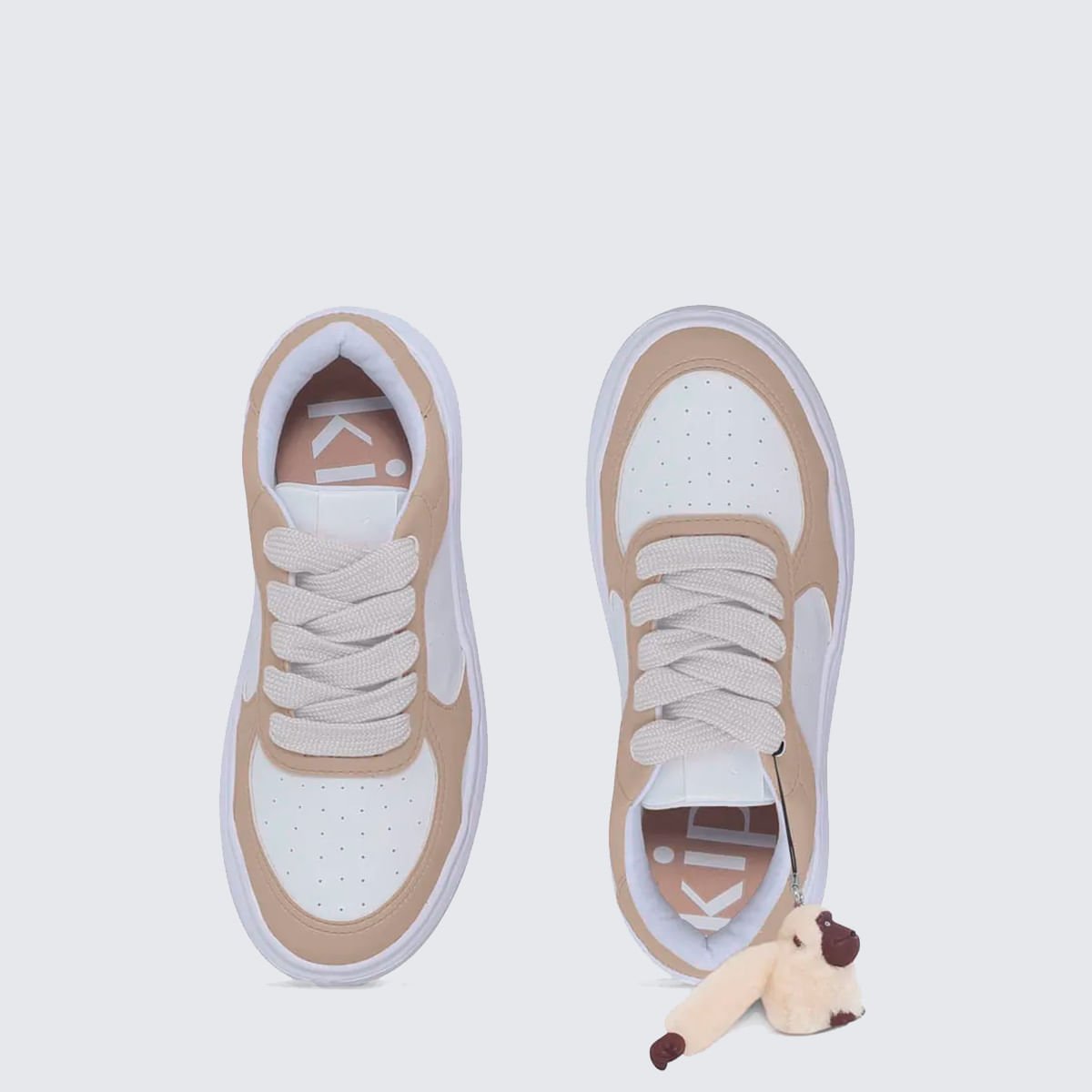 Tênis Kipling Kora Bege 6068685V Bege/Branco 4