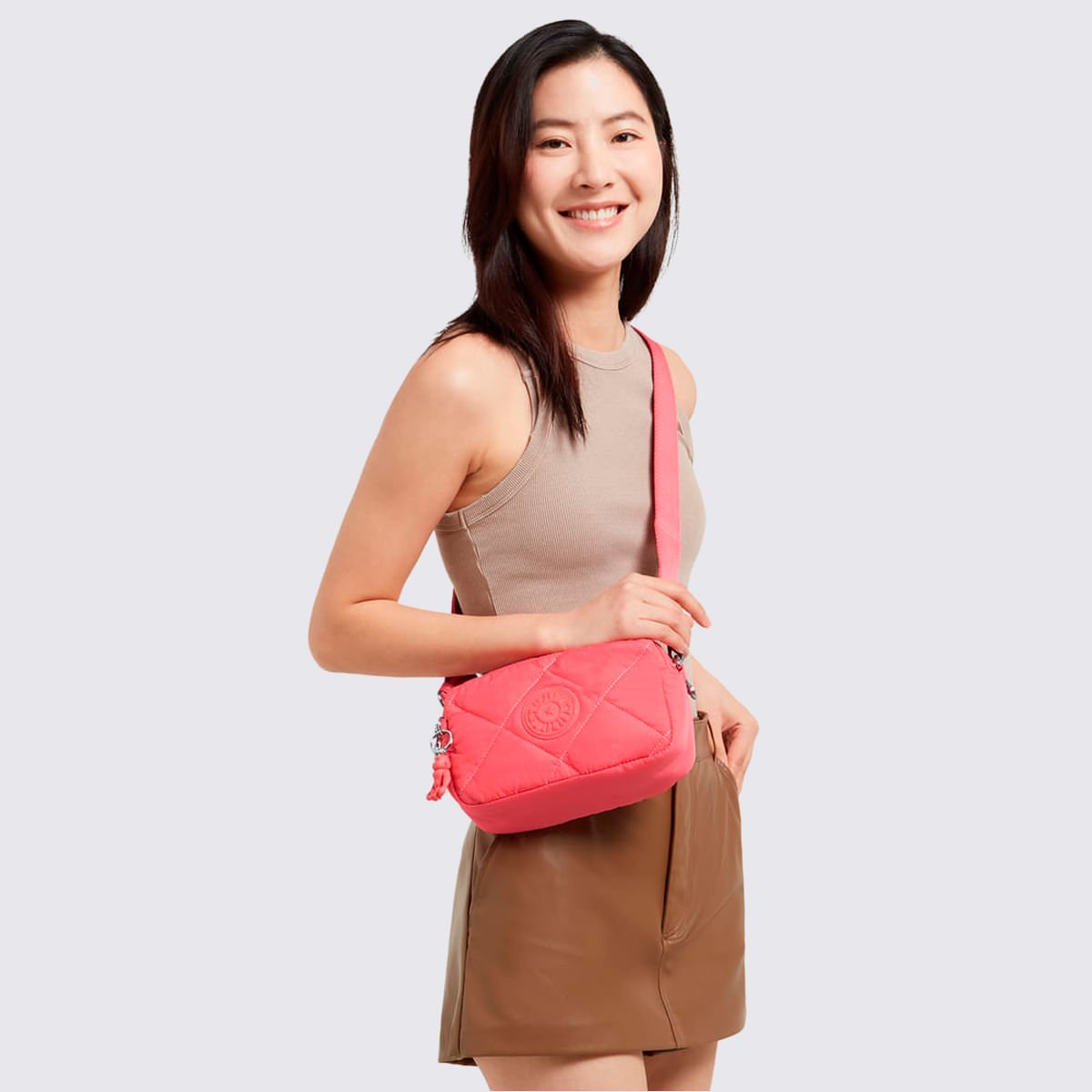 Bolsa Kipling Milda Rosa I791966U Rosa 6