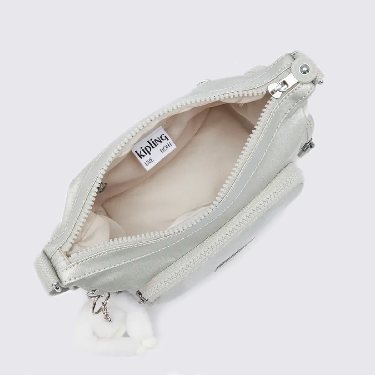 Bolsa Kipling Gabbie Mini Prata I357870P Prata 6