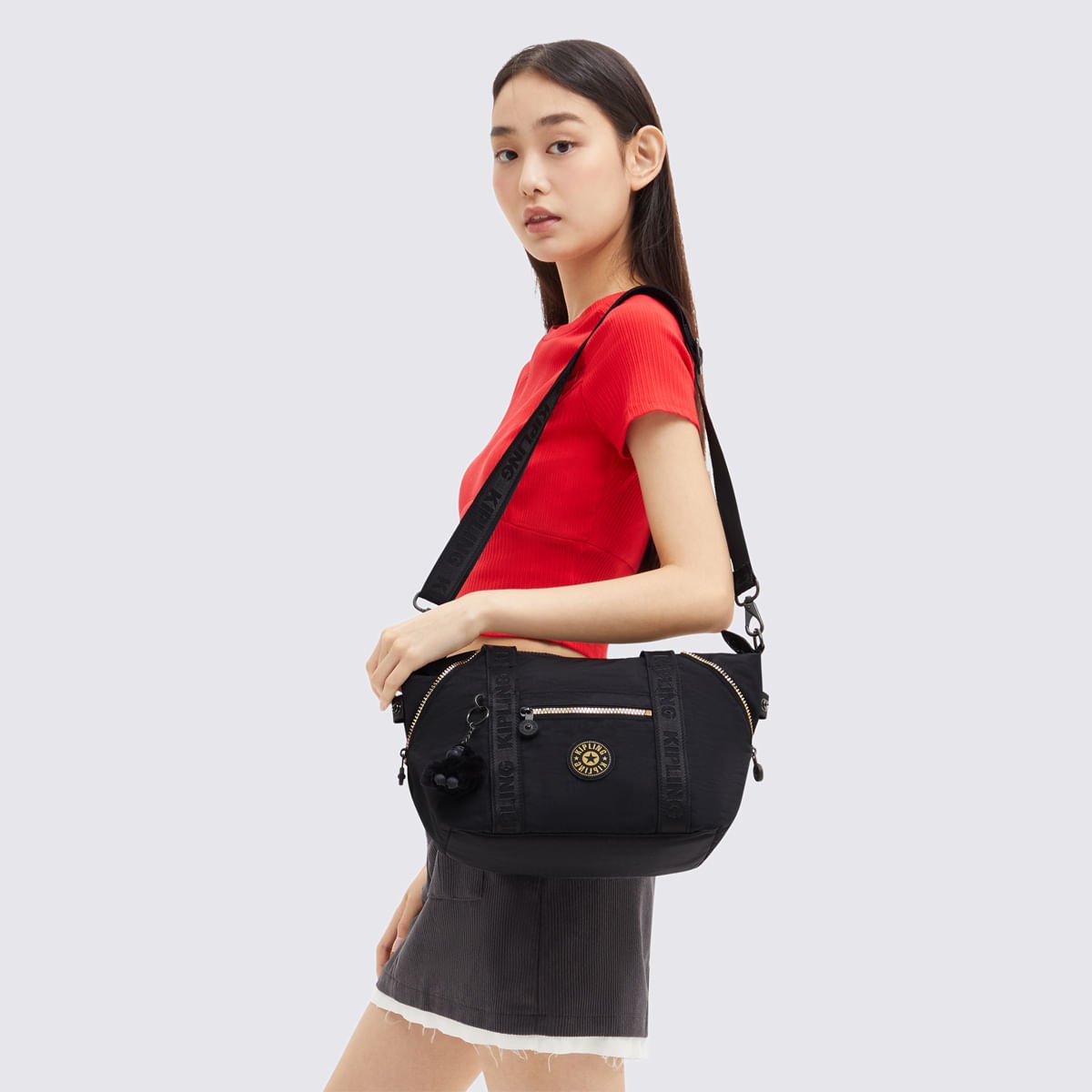 Bolsa Kipling Art Mini Preto I47811BG Preto 7