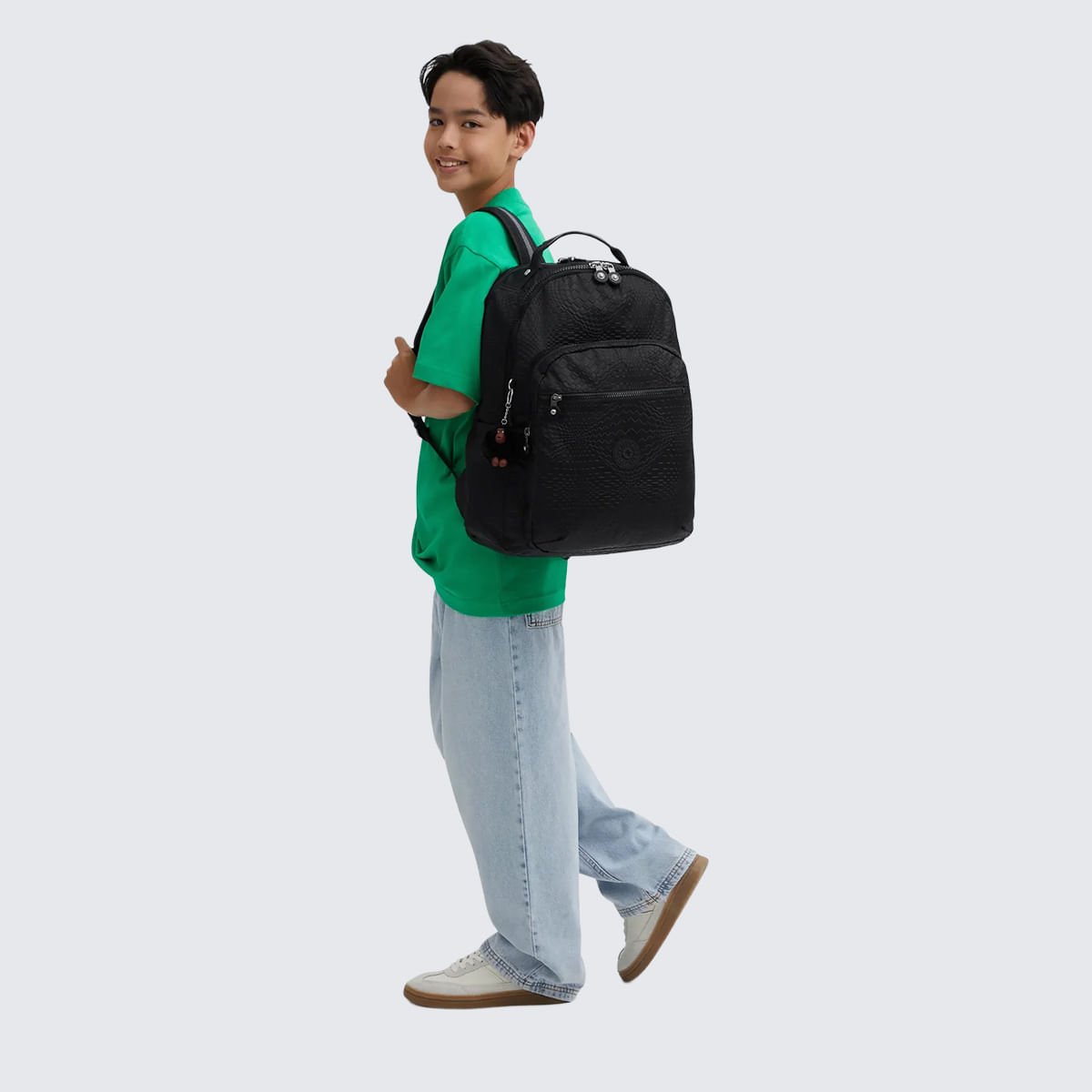 Mochila Kipling Seoul Lap Preto I66586NC Preto 9