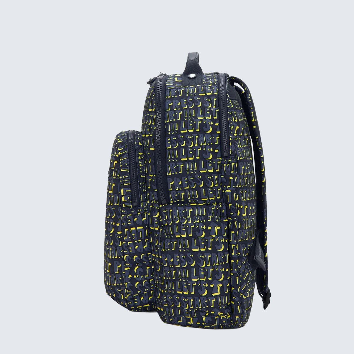Mochila Kipling Seoul Lap Estampado I58161LH Preto 5