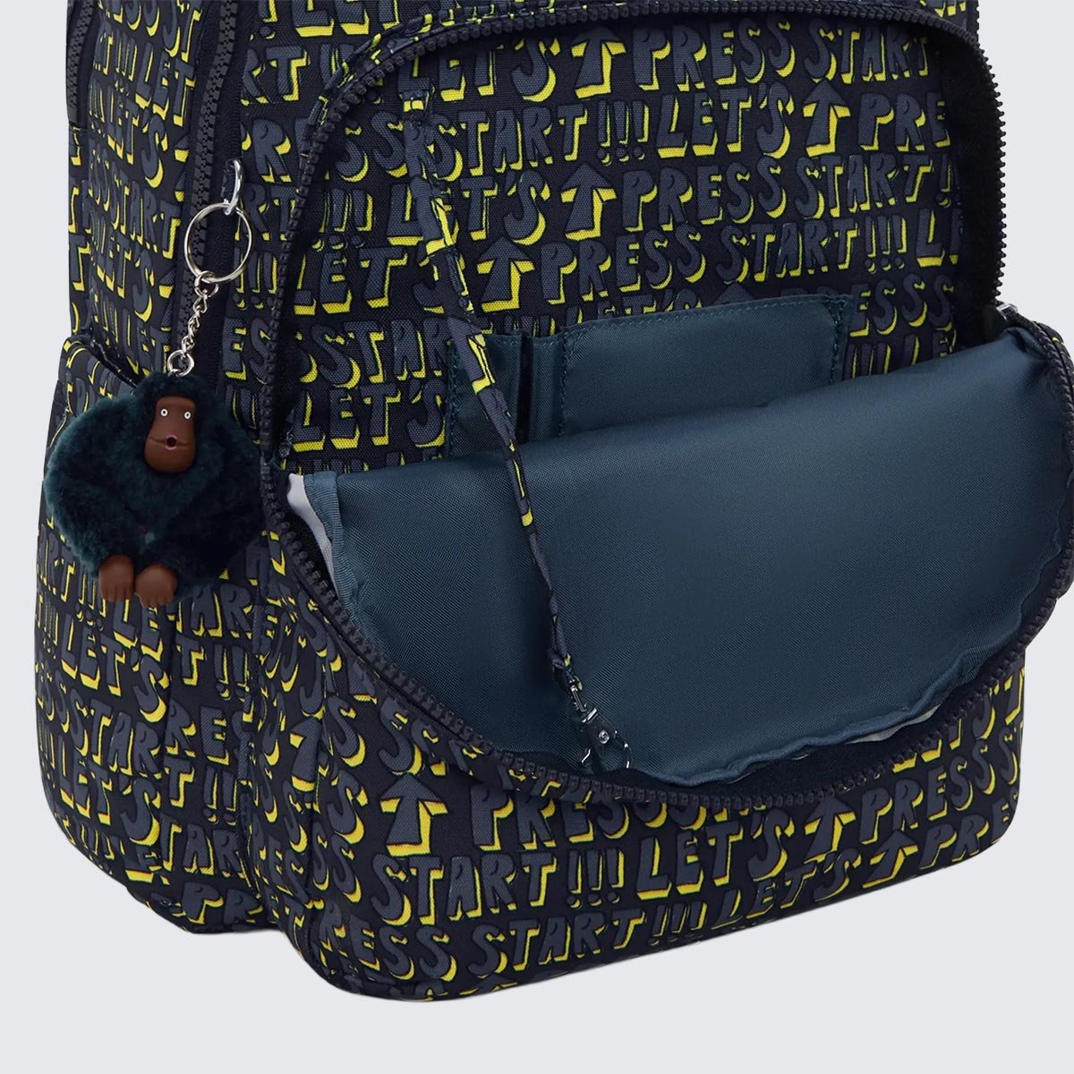 Mochila Kipling Seoul Lap Estampado I58161LH Preto 7
