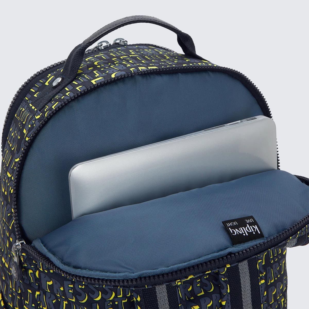 Mochila Kipling Seoul Lap Estampado I58161LH Preto 8