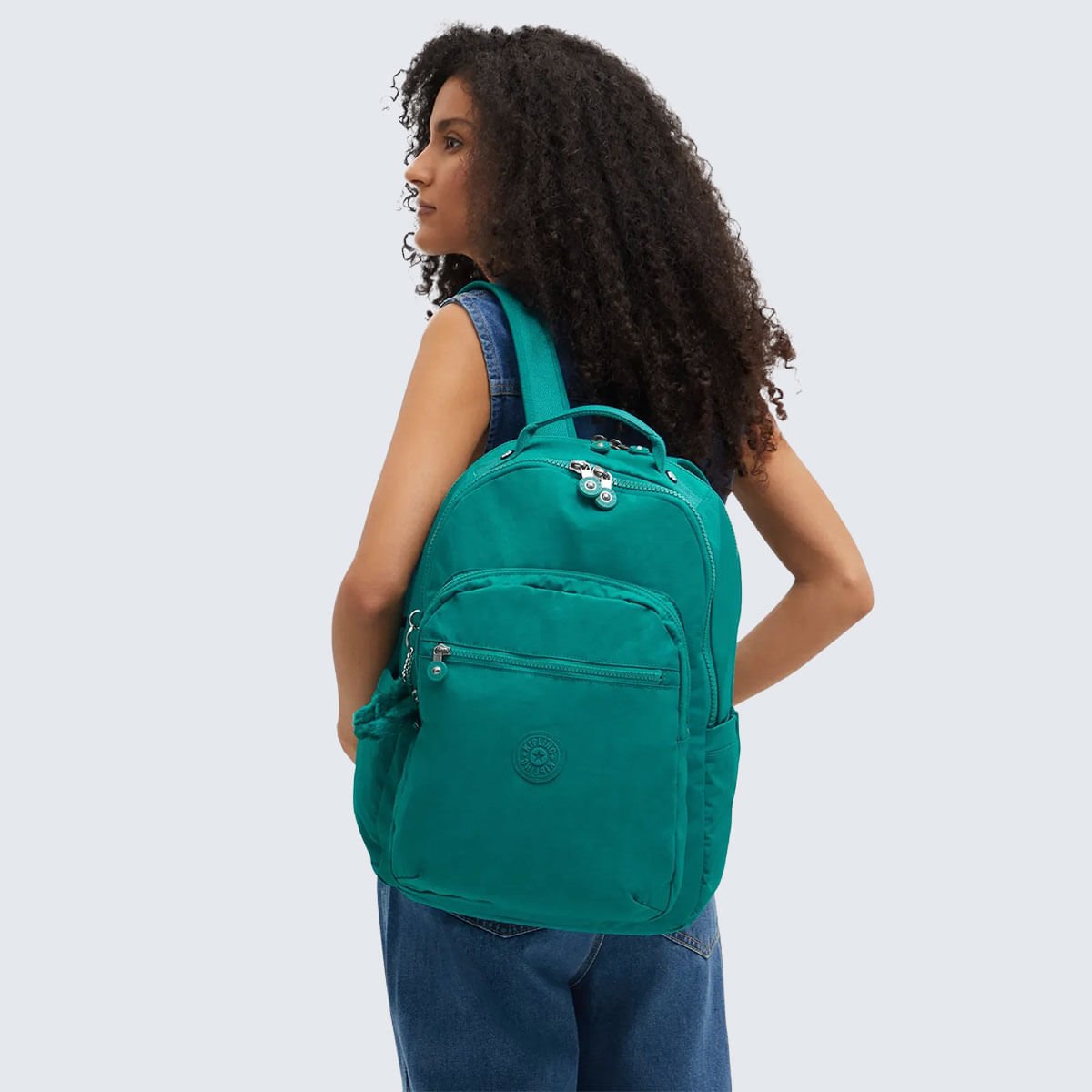 Mochila Kipling Seoul Lap Verde I29699NY Verde 9