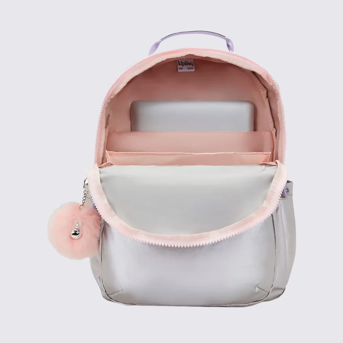 Mochila Kipling Seoul Prata I576454M Prata 3