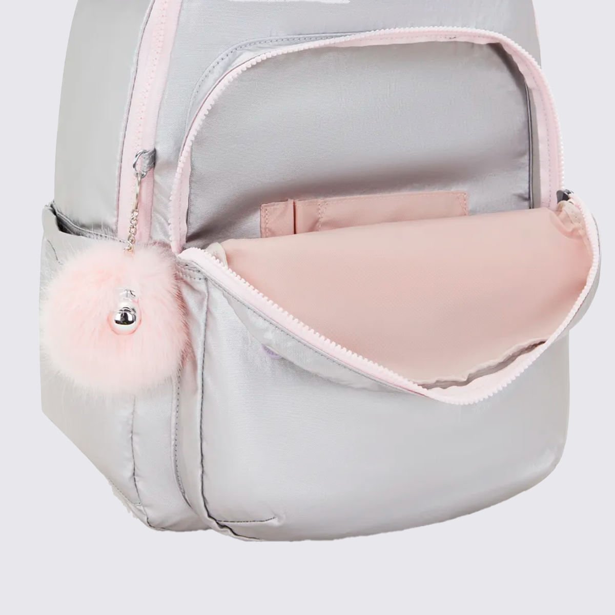 Mochila Kipling Seoul Prata I576454M Prata 7