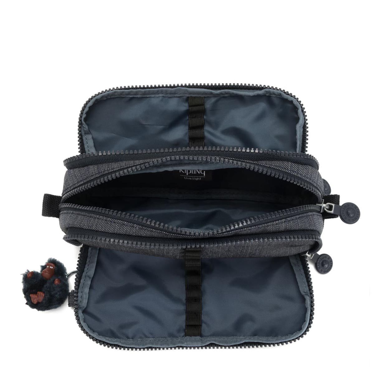 Estojo Kipling Gitroy Cinza I666658C Preto 4