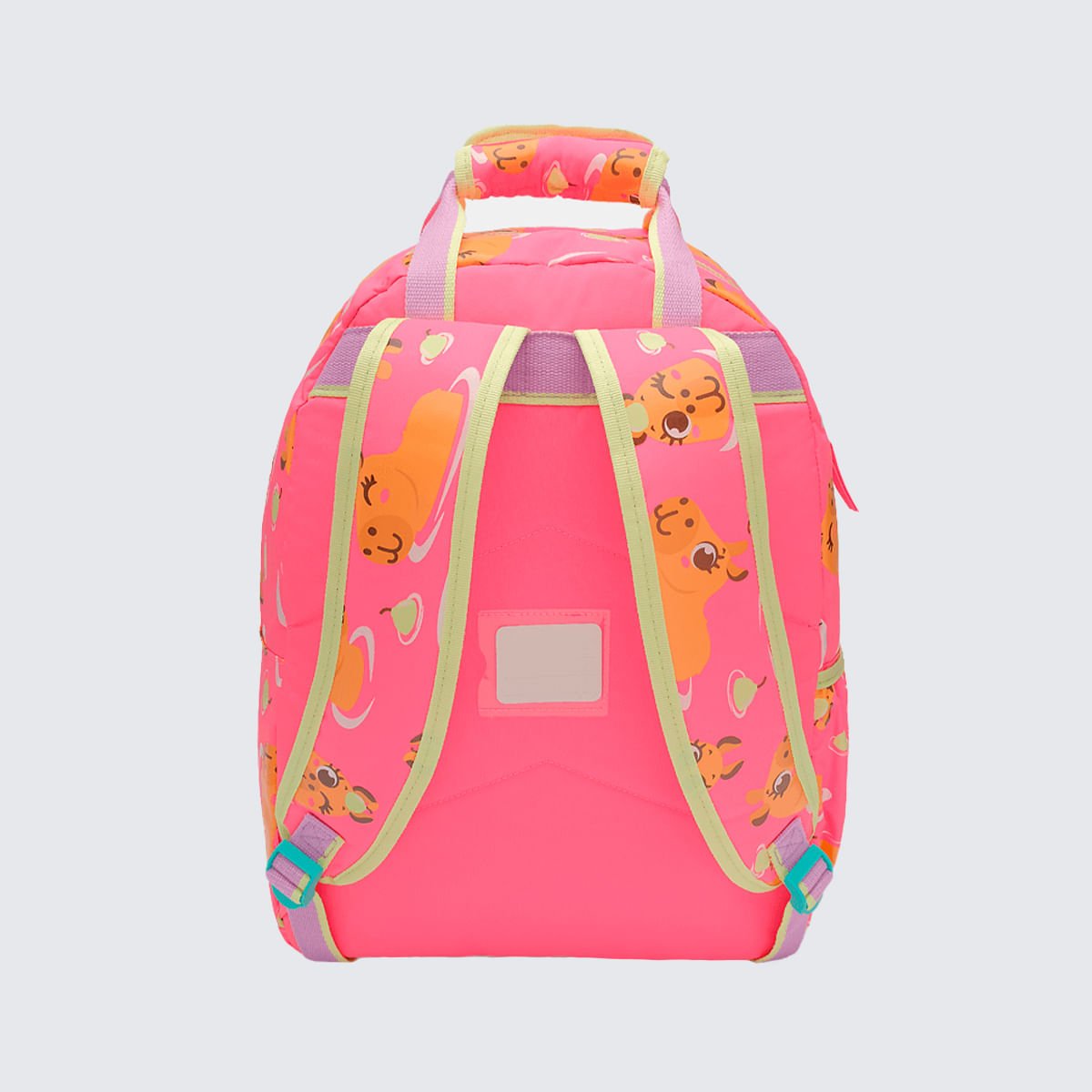 Mochila Puket Costas Média Capivara Vibes Rosa 6