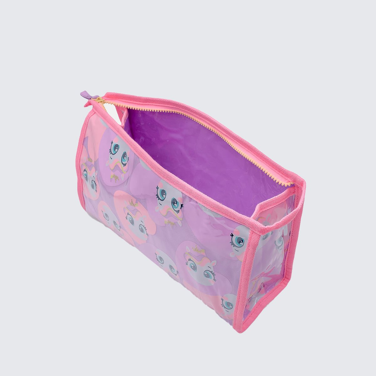 Necessaire Puket Grande Unicórnio Diamante Rosa 3