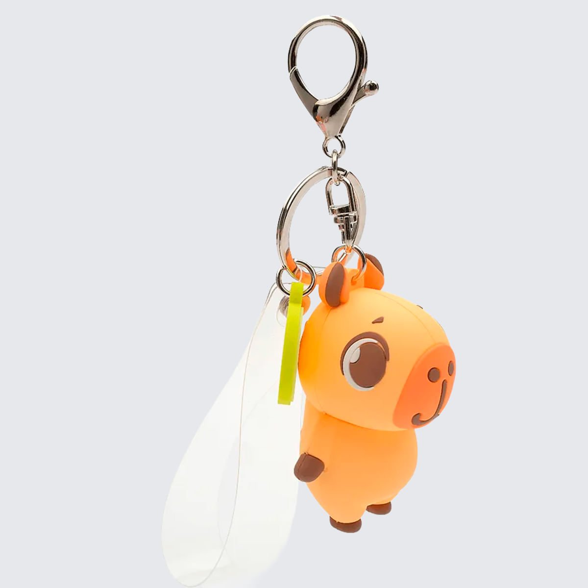 Chaveiro Puket Emborrachado Capivara Marrom 2