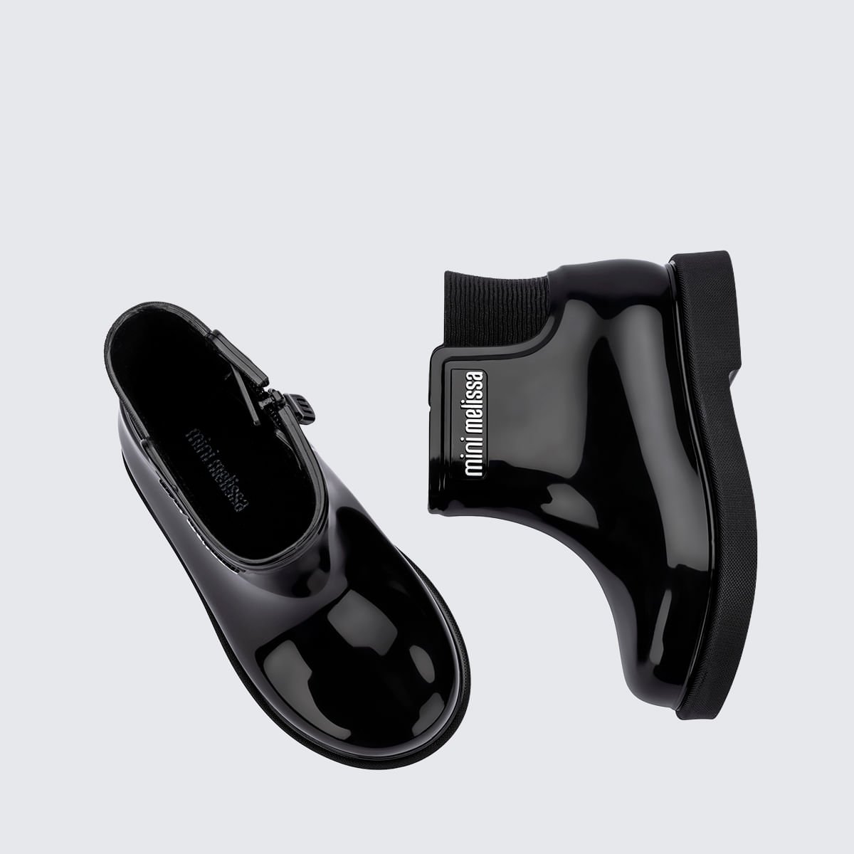 Mini Melissa Chelsea Boot II Baby Preto 35826 Preto 4