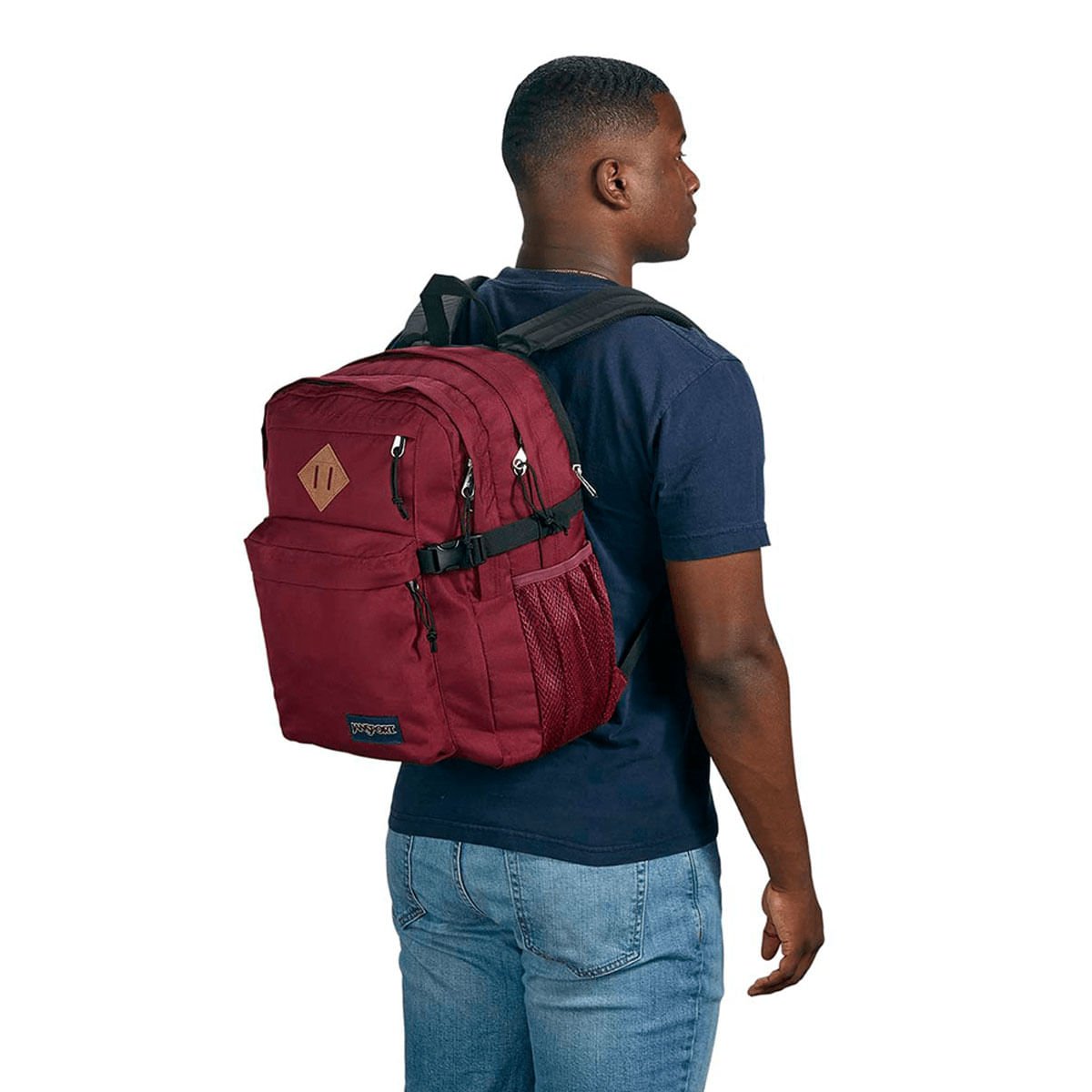 Mochila Jansport Main Campus Russet Red 4QUL04S Vermelho 5