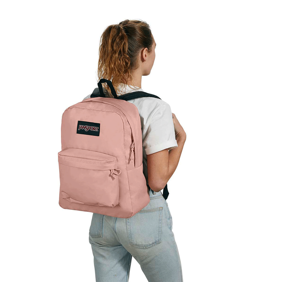 Mochila Jansport Superbreak Misty Rose 4QUT7N8 Rosa 3