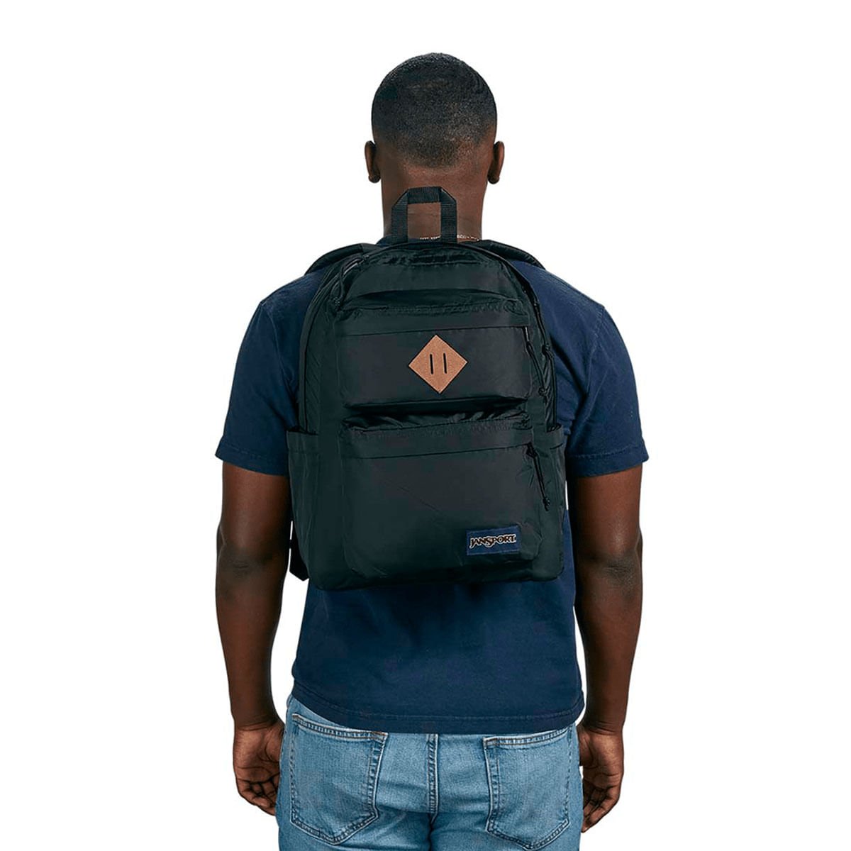 Mochila Jansport Double Break Black 3P6S008 Preto 4