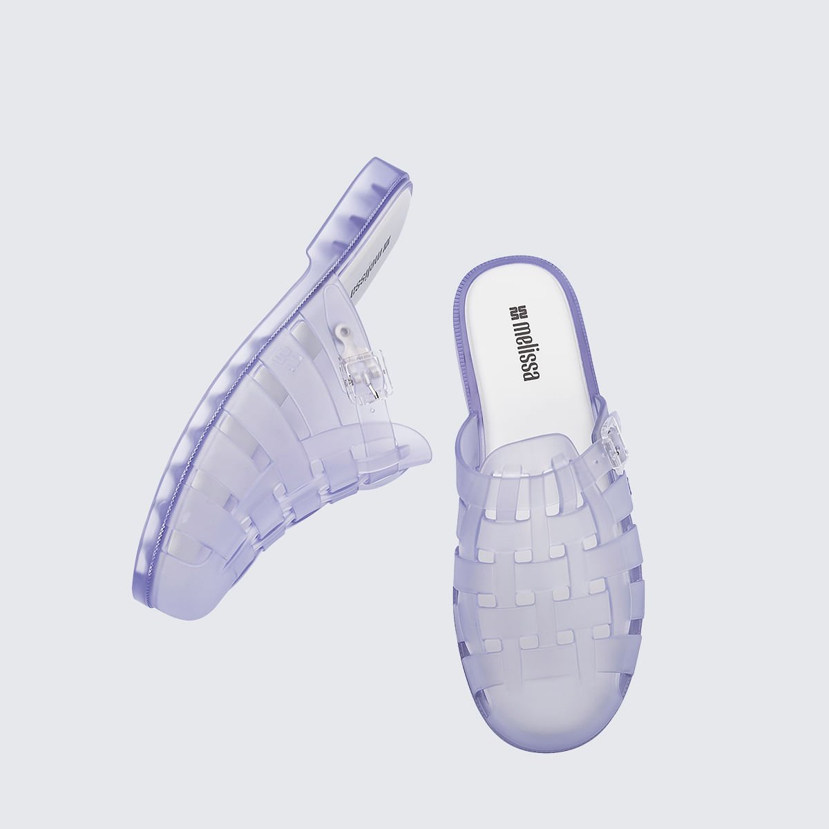 Melissa Possession Mule Vidro Fosco 38029 Transparente 5