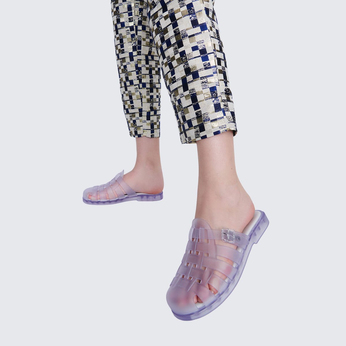Melissa Possession Mule Vidro Fosco 38029 Transparente 6