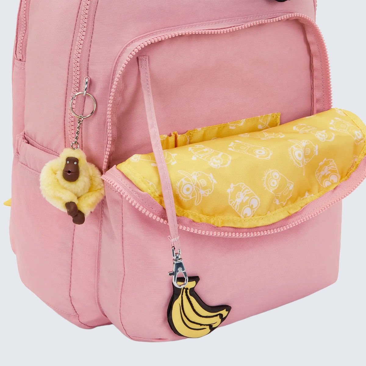 Mochila Kipling Seoul Lap Rosa I85551MI Rosa 6