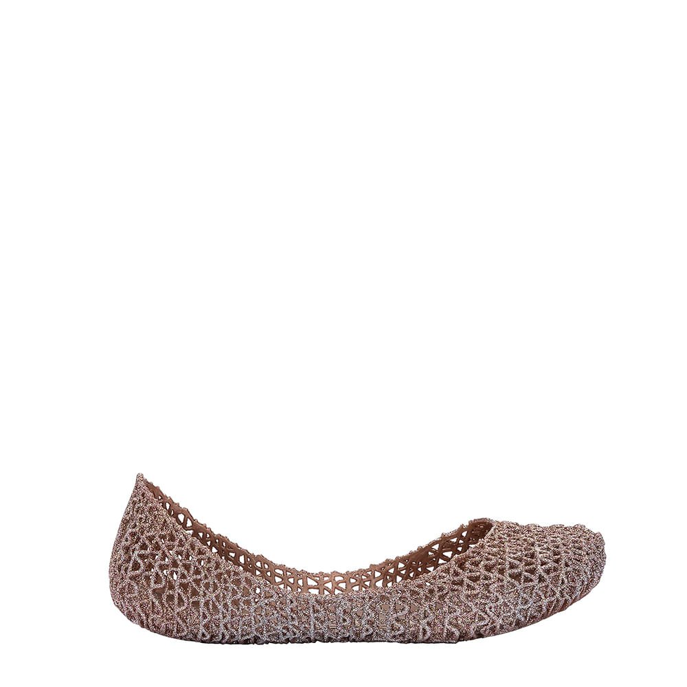 Mini Melissa Campana Papel Infantil Rosa Metalizado Glitter 32996RMG