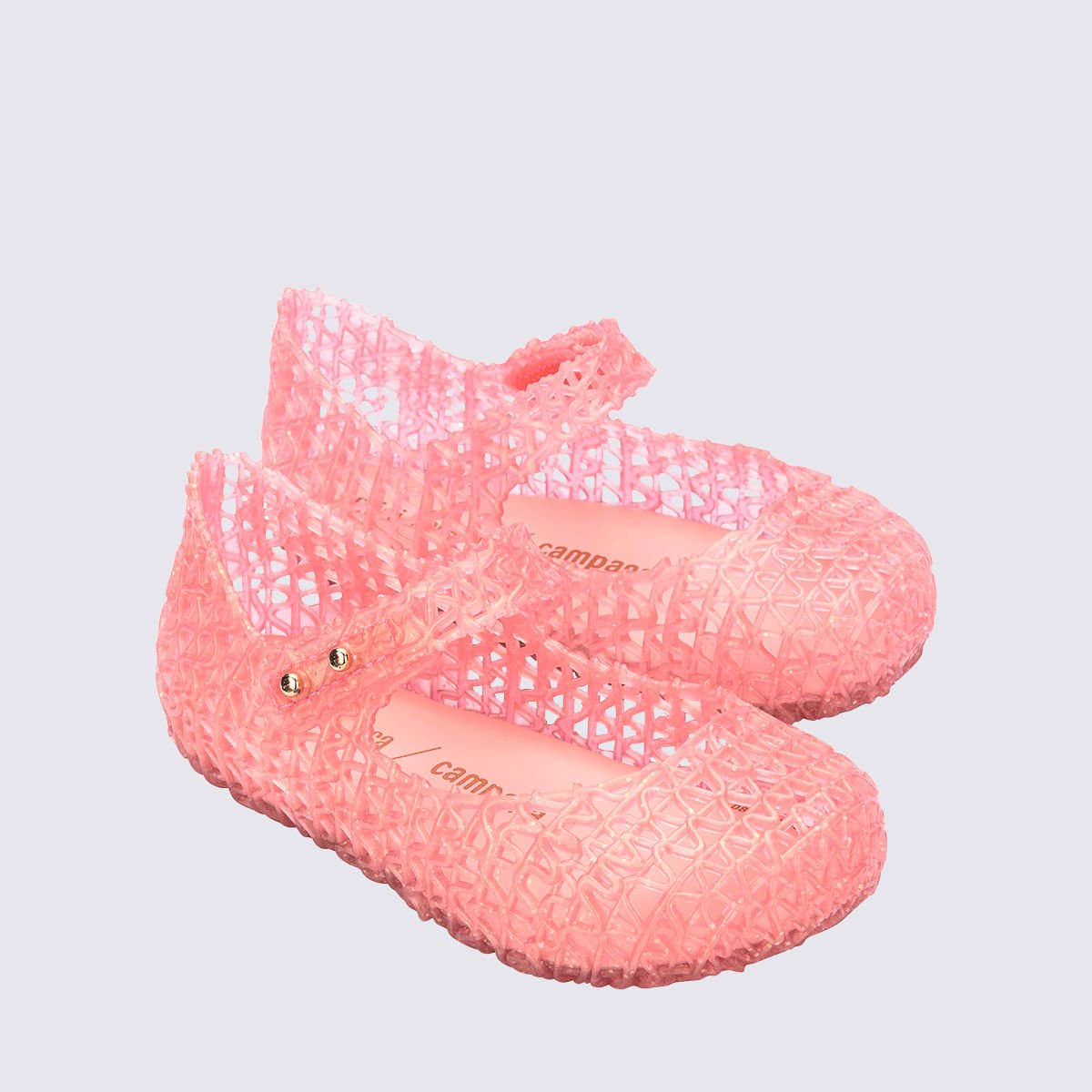 Mini Melissa Campana Papel Baby Rosa Perolado 32995 Rosa 3