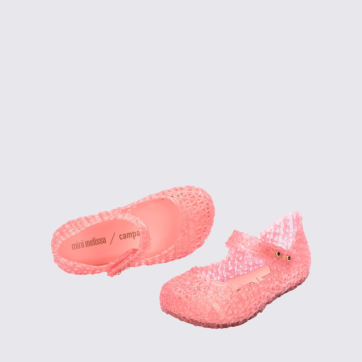 Mini Melissa Campana Papel Baby Rosa Perolado 32995 Rosa 4