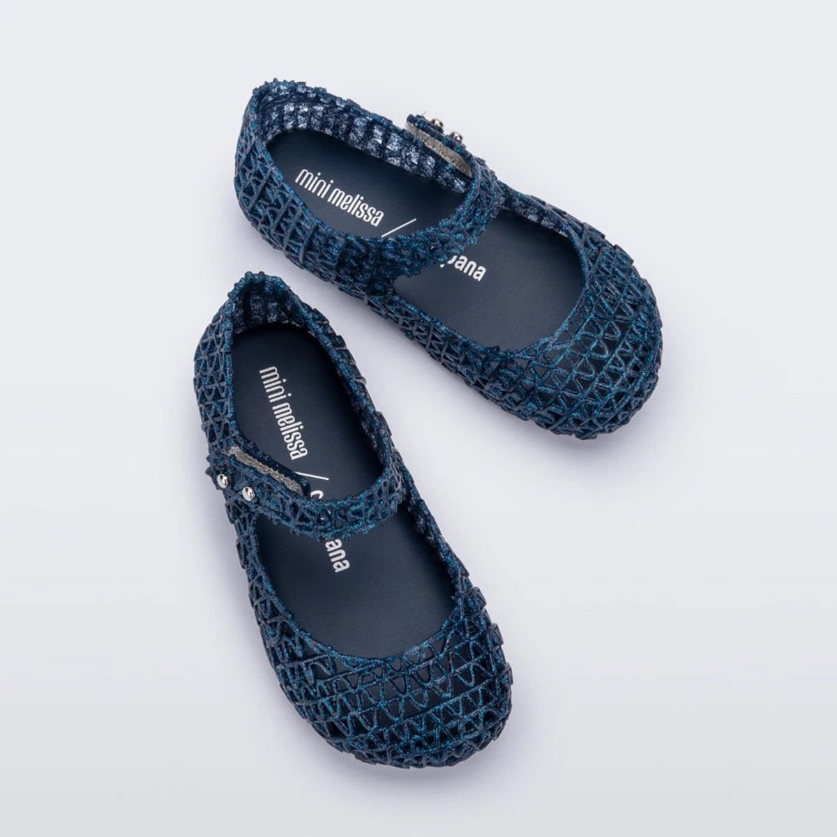 Mini Melissa Campana Papel Baby Azul Glitter 32995AZ Azul 4