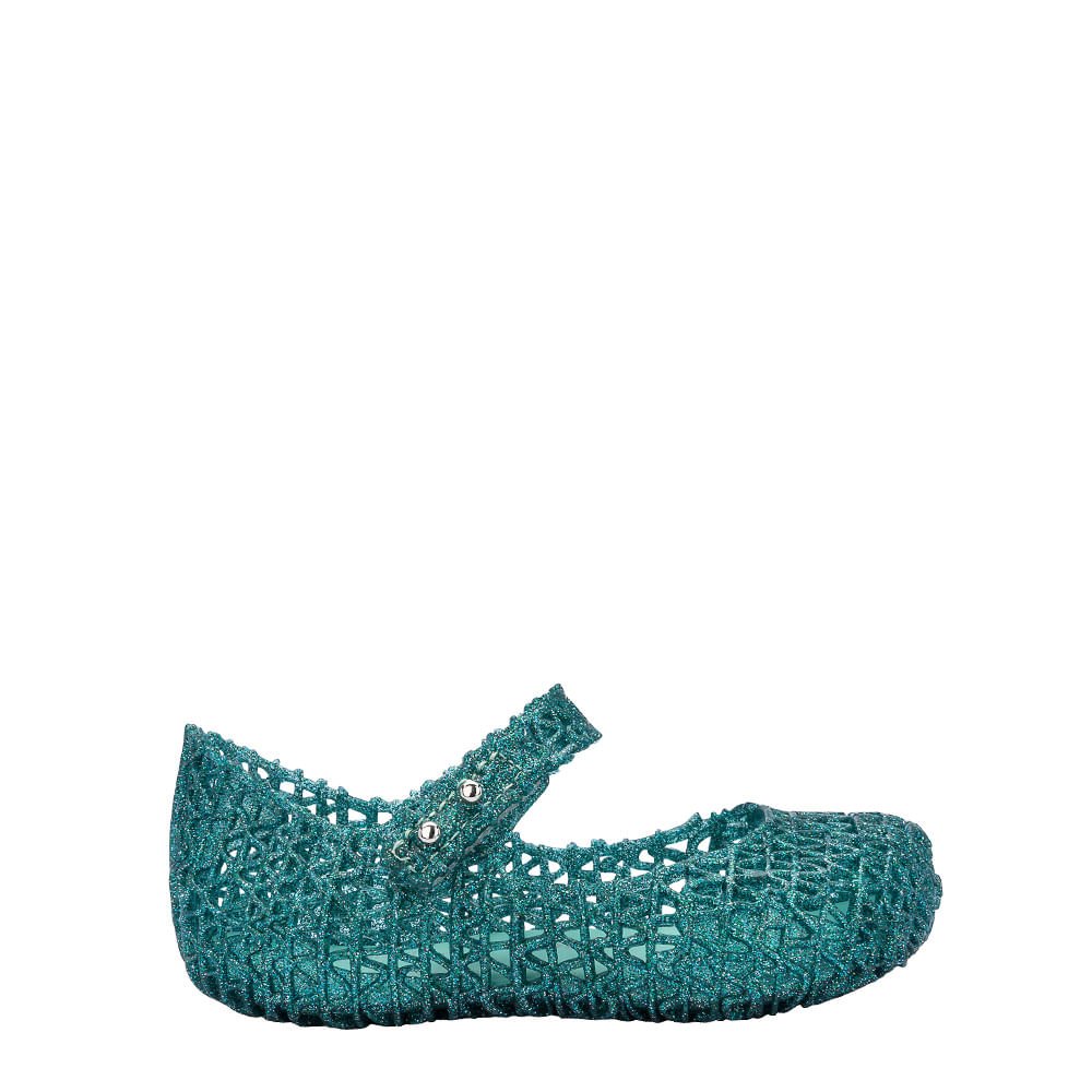 Mini Melissa Campana Papel Baby Verde Glitter 32995VG