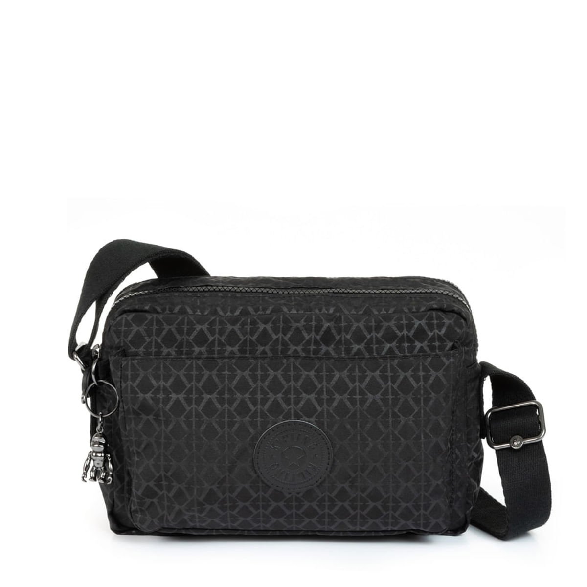 Bolsa Kipling Abanu M Preto Estampado I6831K59 Preto 2