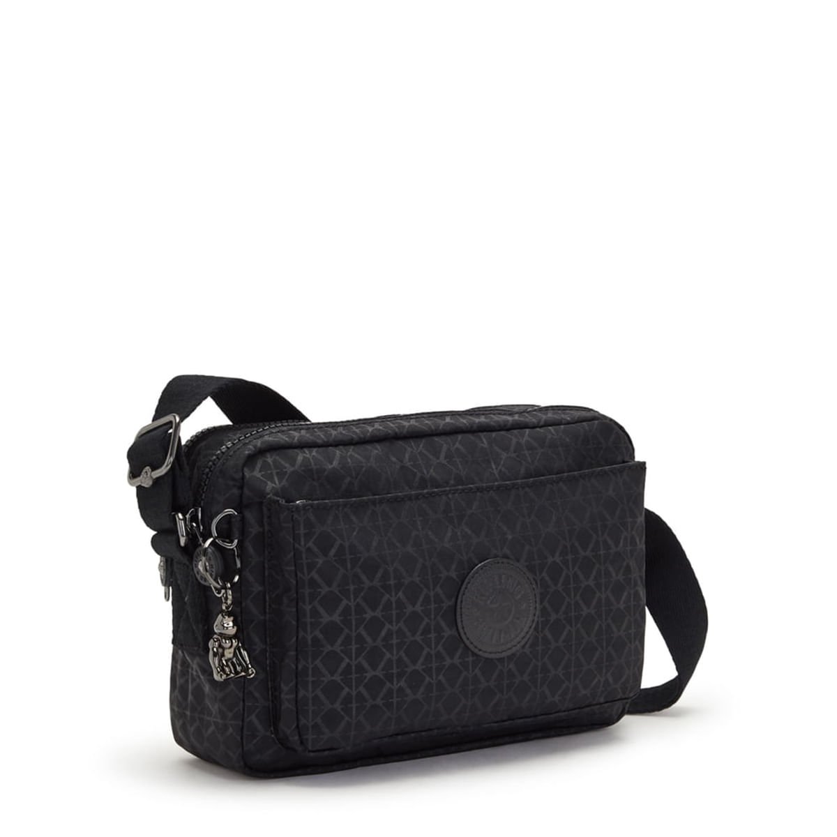 Bolsa Kipling Abanu M Preto Estampado I6831K59 Preto 5