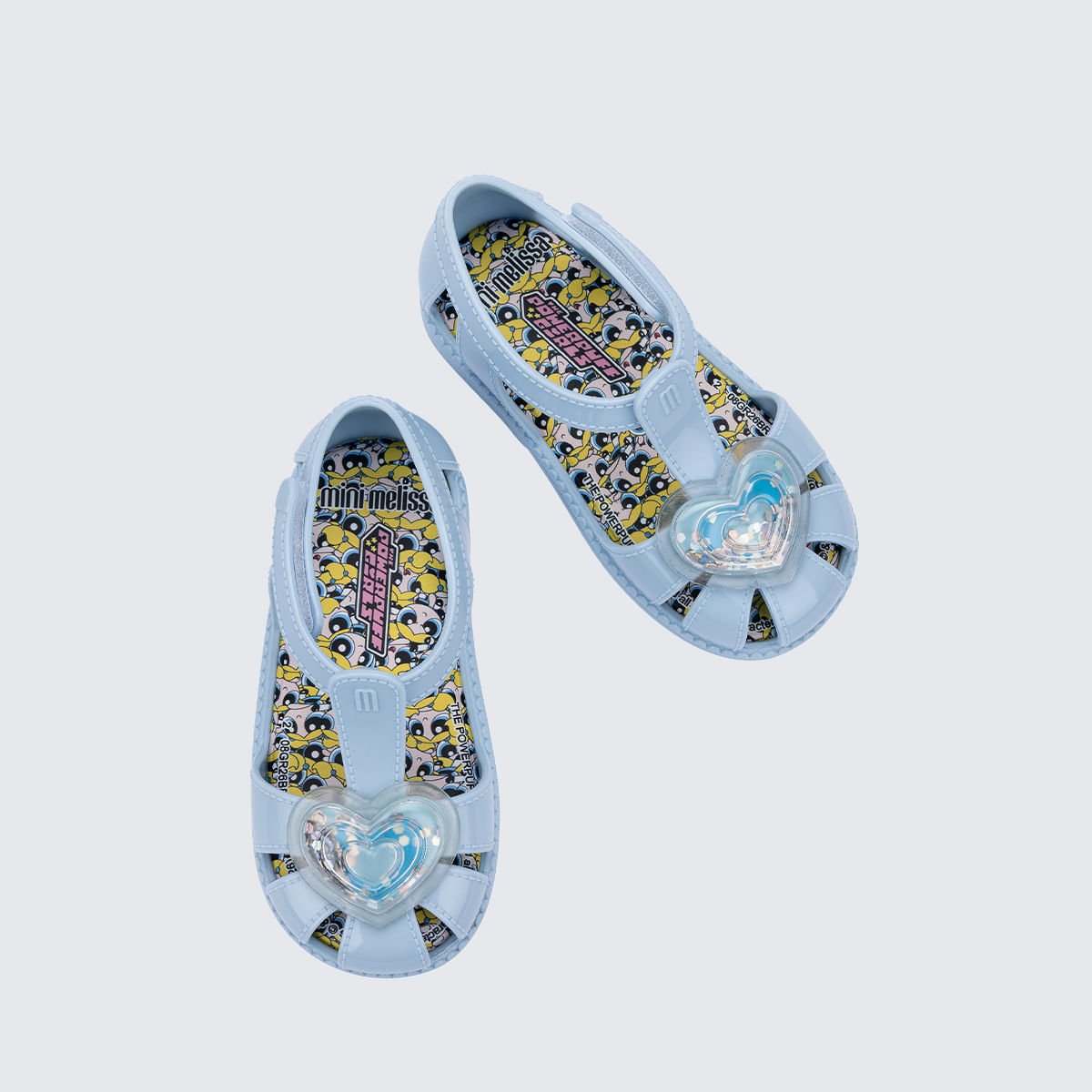 Mini Melissa Hip Heart Ballerina + Powerpuff Girls Baby Azul 38158 Azul 5