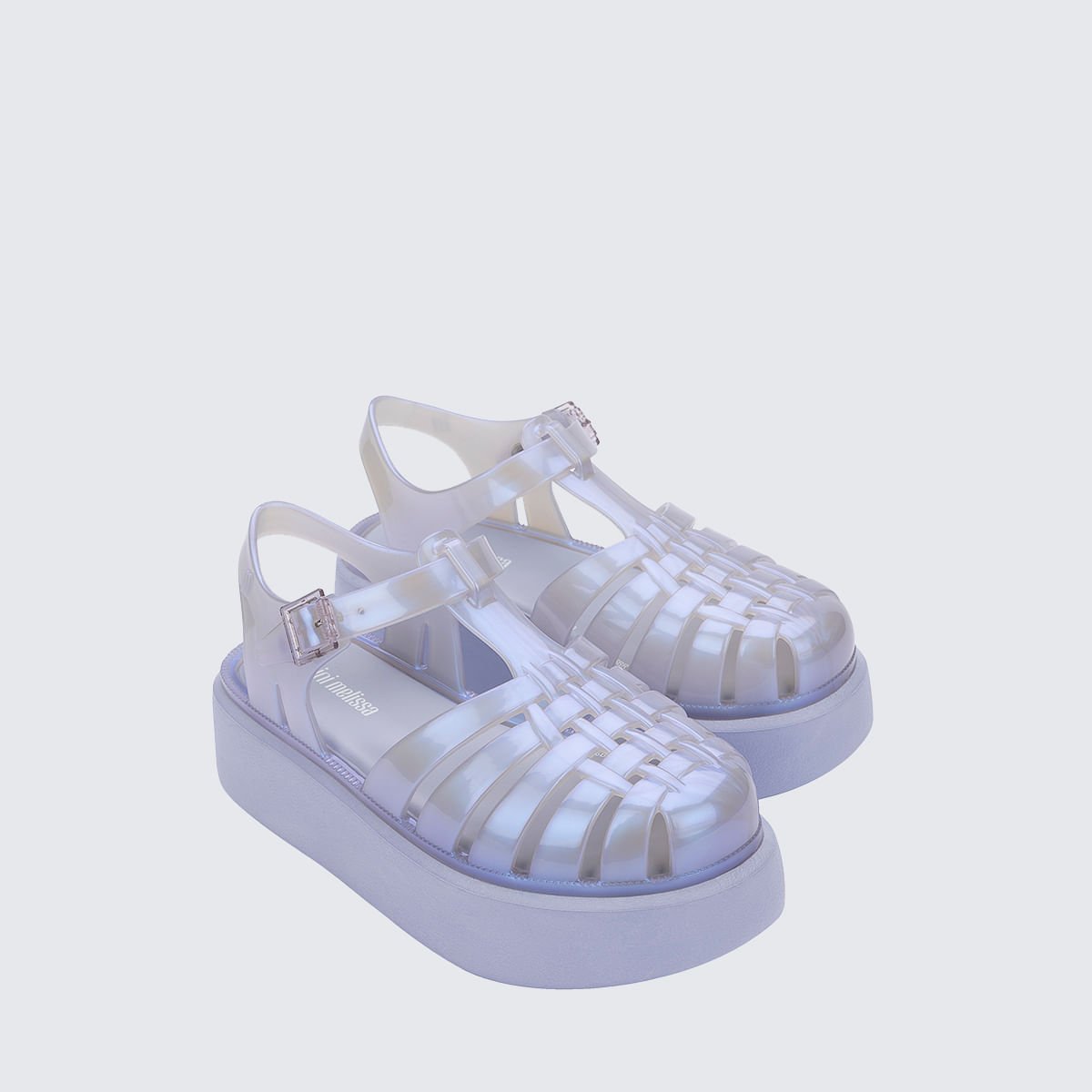 Mini Melissa Possession Platform Infantil Lilas Azul Perolado 38093 Azul 3