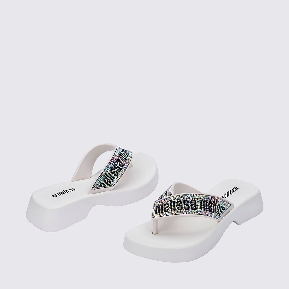 Melissa Flatform M Lover Deluxe Branco Cristal 36977 Branco 4