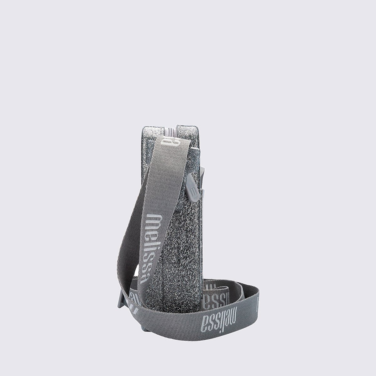 Melissa Link Bag Cinza Glitter 34433 Cinza 4