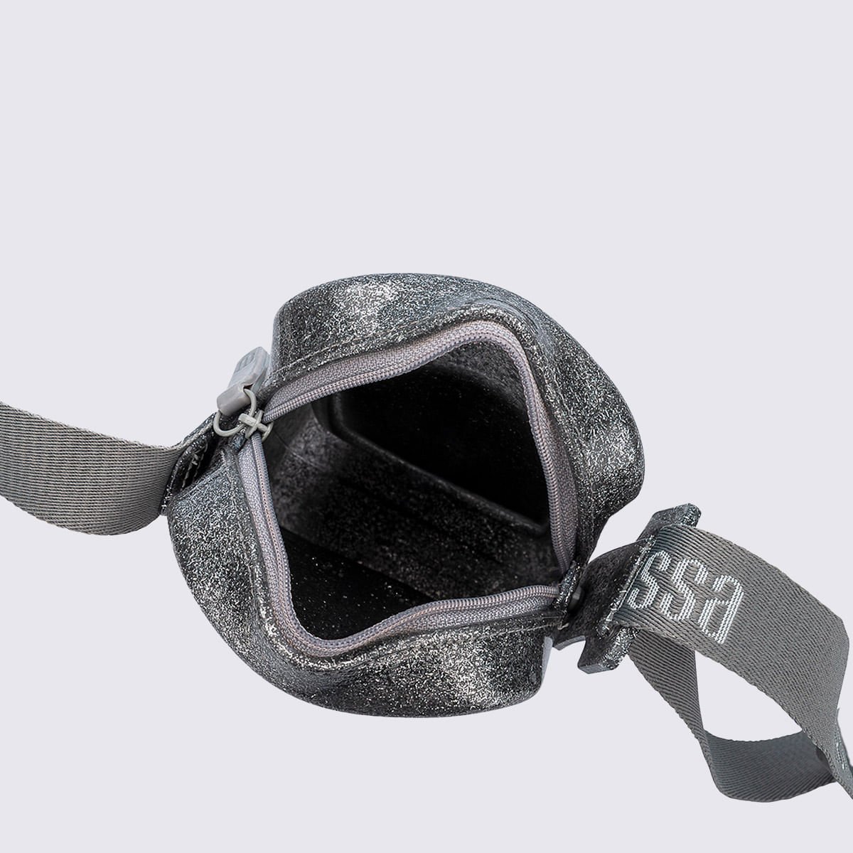 Melissa Link Bag Cinza Glitter 34433 Cinza 5