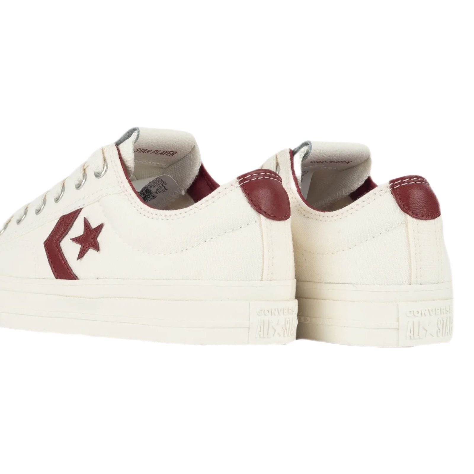 TENIS CONVERSE STAR PLAYER 76 BRANCO BORDÔ A12591C Branco/Bordô 2