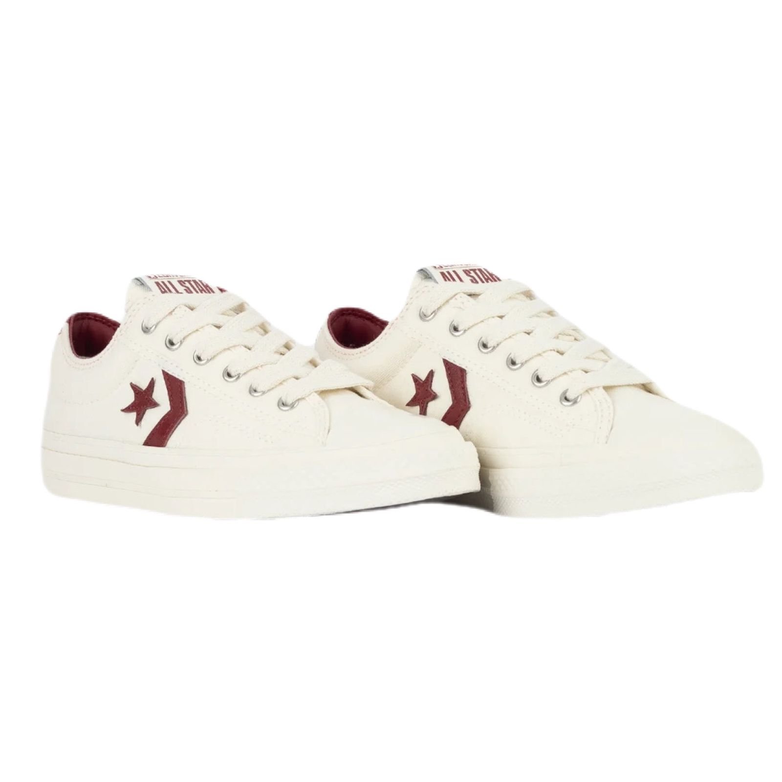 TENIS CONVERSE STAR PLAYER 76 BRANCO BORDÔ A12591C Branco/Bordô 4