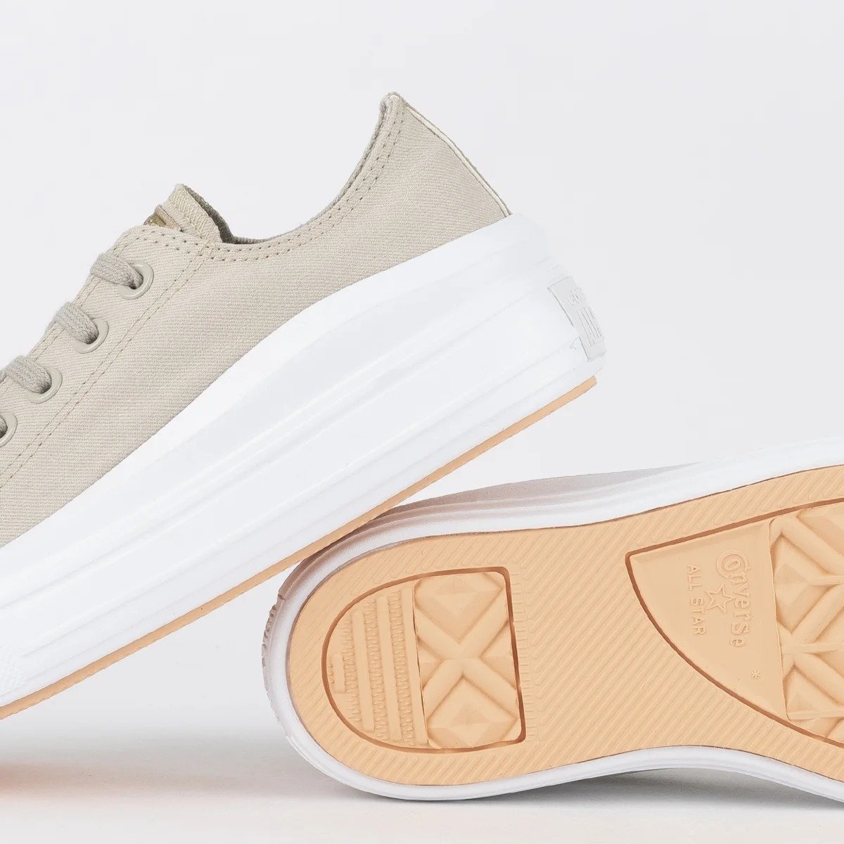 TENIS CONVERSE CHUCK TAYLOR ALL STAR MOVE BEGE FEMININO CT16160001 Bege 8